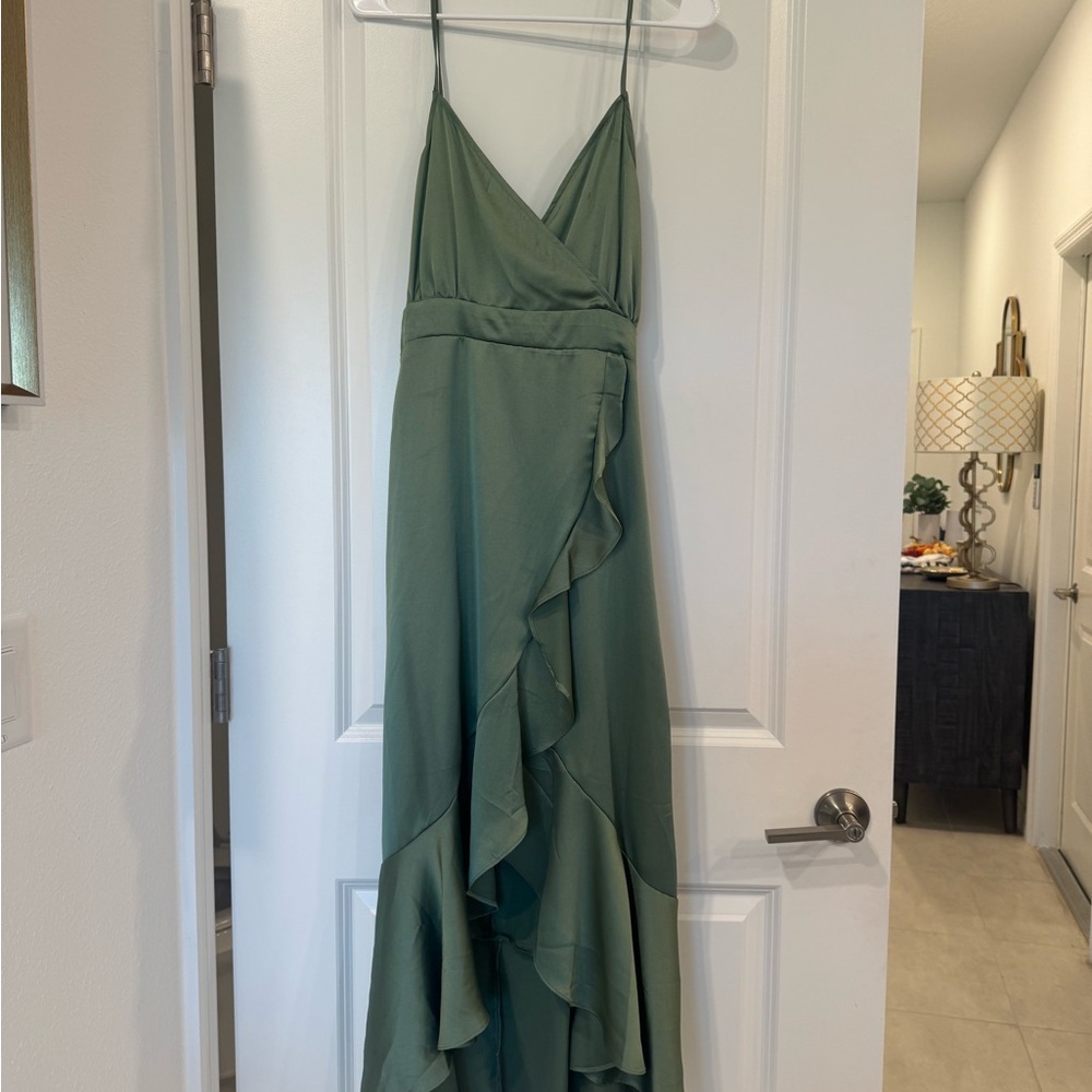 Elegant Green Women's Dress
